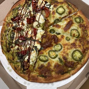 Half Oh Martha, half my Roll Your Own Pizza