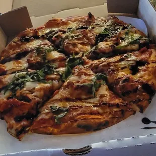 Oh Martha sub pesto for rustic tomato sauce