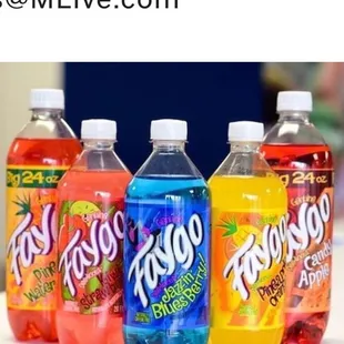 We got Faygo!!! Straight from Detroit, Michigan, our homeland.