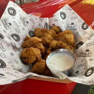 Not in a slider mood, try out our house made chicken "Nuggs"