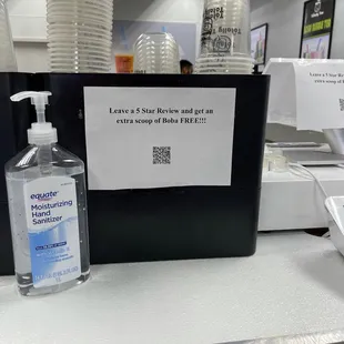 Free boba for your 5-star review