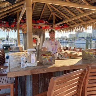 Tiki Captain in training.