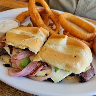The Philadelphia Cheesesteak sandwich. This one was more like a steak sandwich, but still a good one.