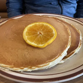 Two Hot Buttermilk Pancakes