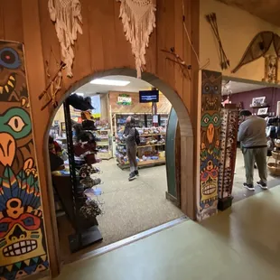 people shopping in a store