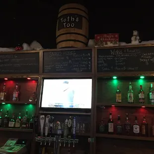 Newly opened, full liquor order to arrive day after this photo
