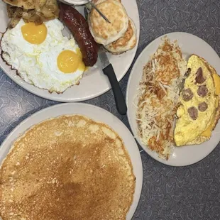 Pancake  Kielbasa &amp; Cheese Omelet Pierogies Biscuit &amp; Gravy N Eggs Kielbasa &amp; Eggs