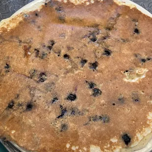 Blueberry pancake! Legitimately and shockingly huge!
