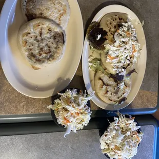 a plate of food on a table