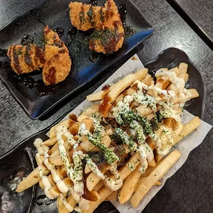 Veggie Croquette and Japanese Style Fries