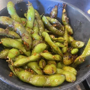 Garlic Edamame