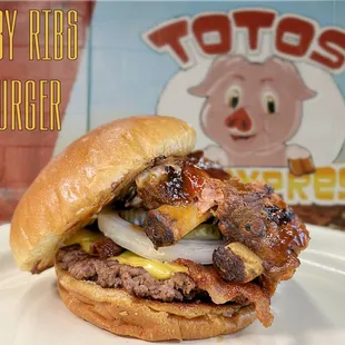 Have you tried our new Baby Ribs Burger?