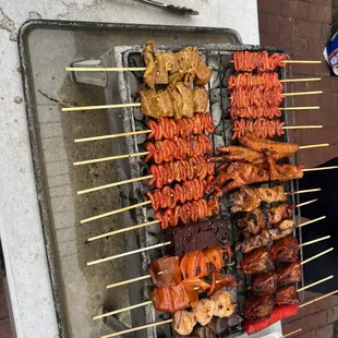 Pork Isaw, Beef Isaw, Tenga, Lobster Balls, Balut, Kwek-wek, Pork Liver