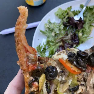 Whole middle was slimey/doughy/wet....