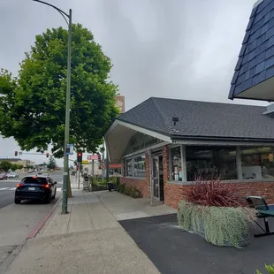 Outside