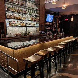 Bar you see when you first enter