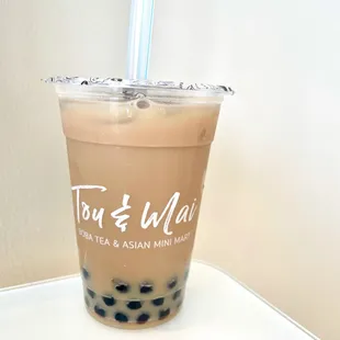 Black tea with Boba