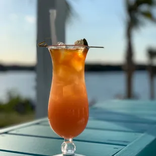 Mai Tai at sunset