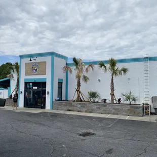 the front of the restaurant