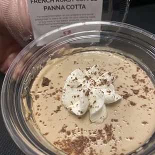 French Roast Coffee Panna Cotta