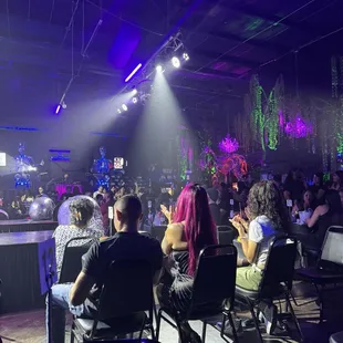 The crowd at the Touch Bar