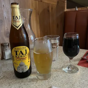08/17/2022 - my Taj Mahal $8.95 &amp; wifey&apos;s merlot wine $6.00