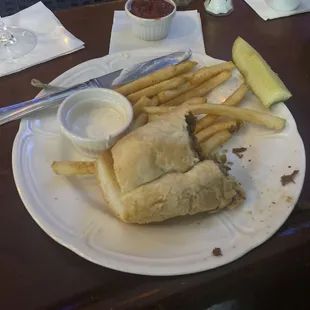 1/2 Prime Rib Po'Boy