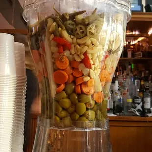 Fantastic vodka mix for Bloody Mary's.