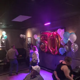 Private back room has a dance floor :-)