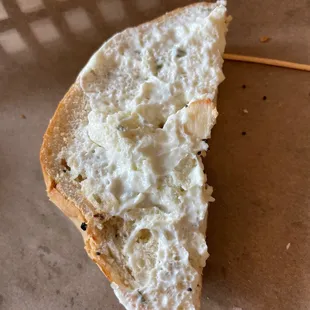 To be a NY bagel with cream cheese. Eat frozen it is better
