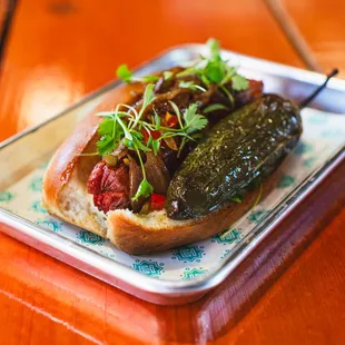 Bacon-wrapped Street Dog