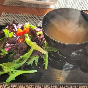 Miso soup w/salad