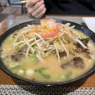 Beef bulgogi tonkotsu ramen