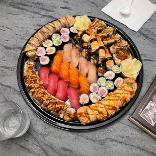 sushi platter