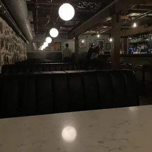 Indoor seating only