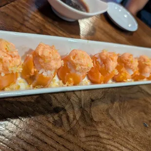 Truffle salmon with baked salmon on top
