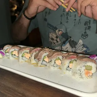 sushi and sashimi, sashimi, sushi, food