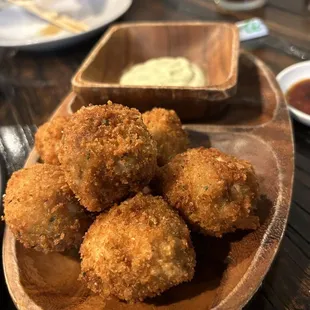 Salmon fritters