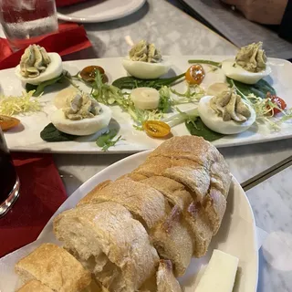 Deviled  Truffled Eggs