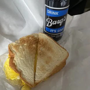 Breakfast sandwich. Yum!