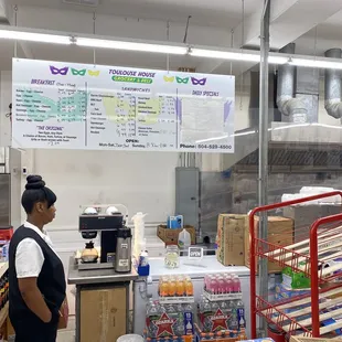 Menu. Cooked to order