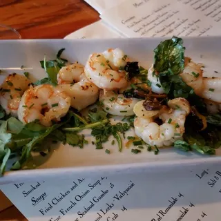 Creole Patagonian Prawn, Heirloom Tomatoes and Avocado Salad