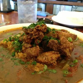 Cup Fried Chicken Gumbo with Housemade Andouille