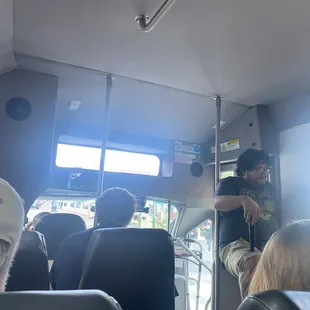 Sean speaking on the tour