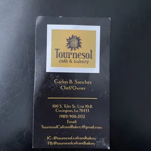business card
