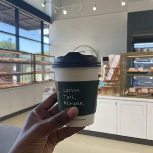 Small lavender latte