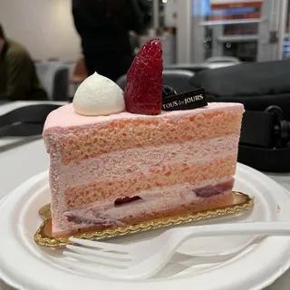 Strawberry Cream Cake Piece