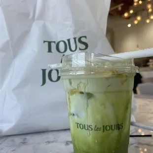 Honey Lavender Matcha Latte