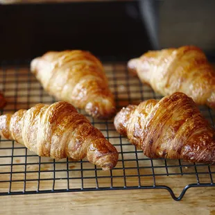 Our croissants are our most popular selection- available in chocolate, hazelnut-filled, strawberry and fresh cream, green tea cream, &amp; MORE!