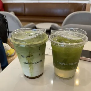 Iced Honey Lavender Matcha Latte